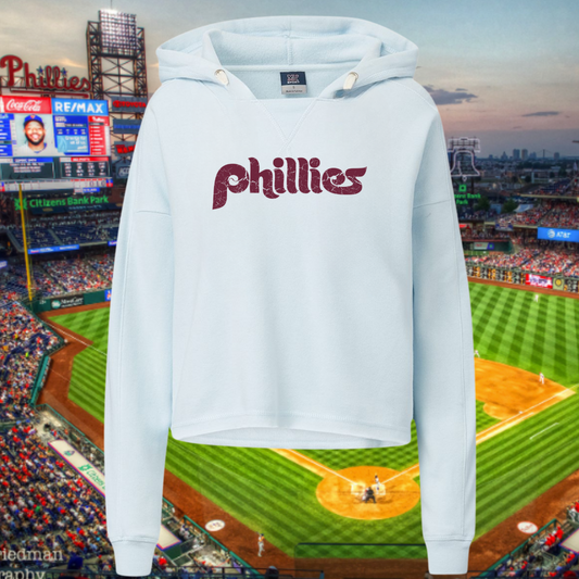 Distressed, Retro Phillies Sweatshirt