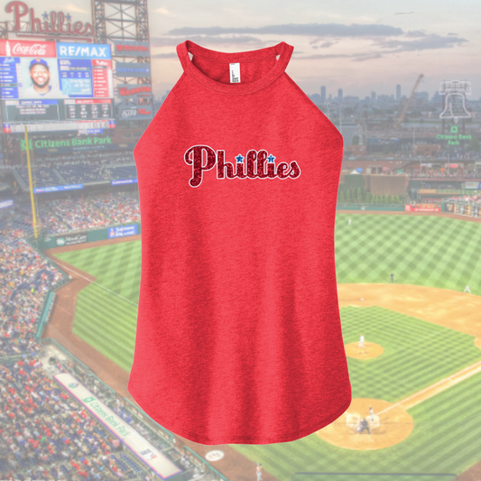 Phillies Glitter Tank Top