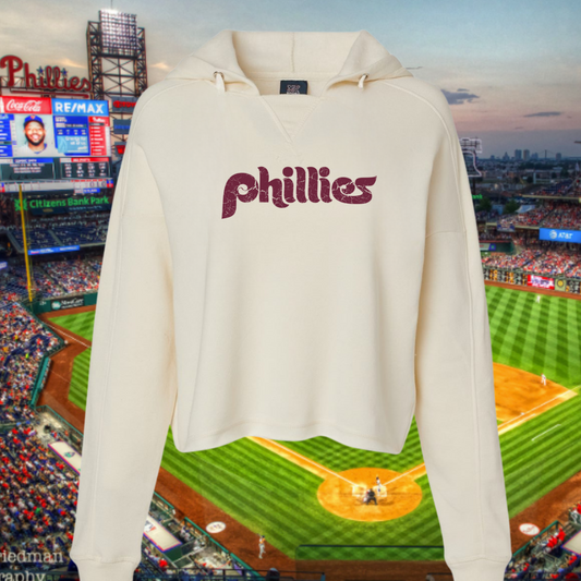 Distressed, Retro Phillies Sweatshirt