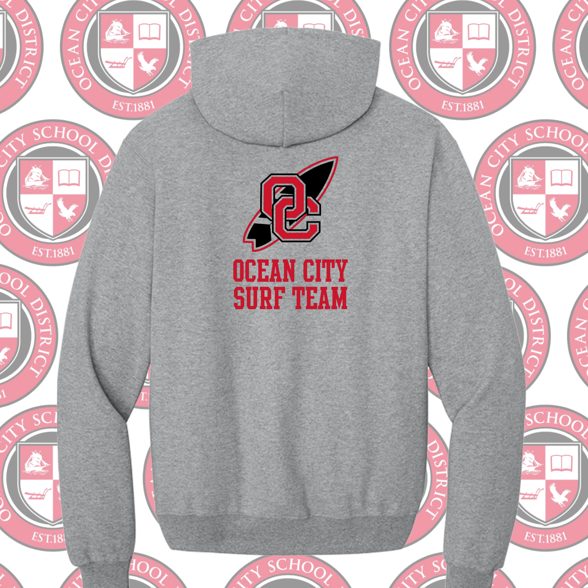 Ocean City Surf Team - Hooded Sweatshirt