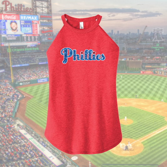 Phillies Glitter Tank Top
