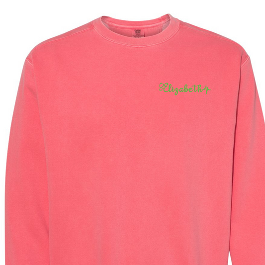 Stethoscope and EKG Name Sweatshirt