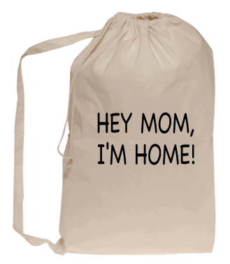 "Funny Laundry Quotes" laundry bags