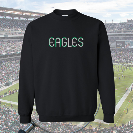 EAGLES Crewneck Sweatshirt 💚 Tri Color Logo