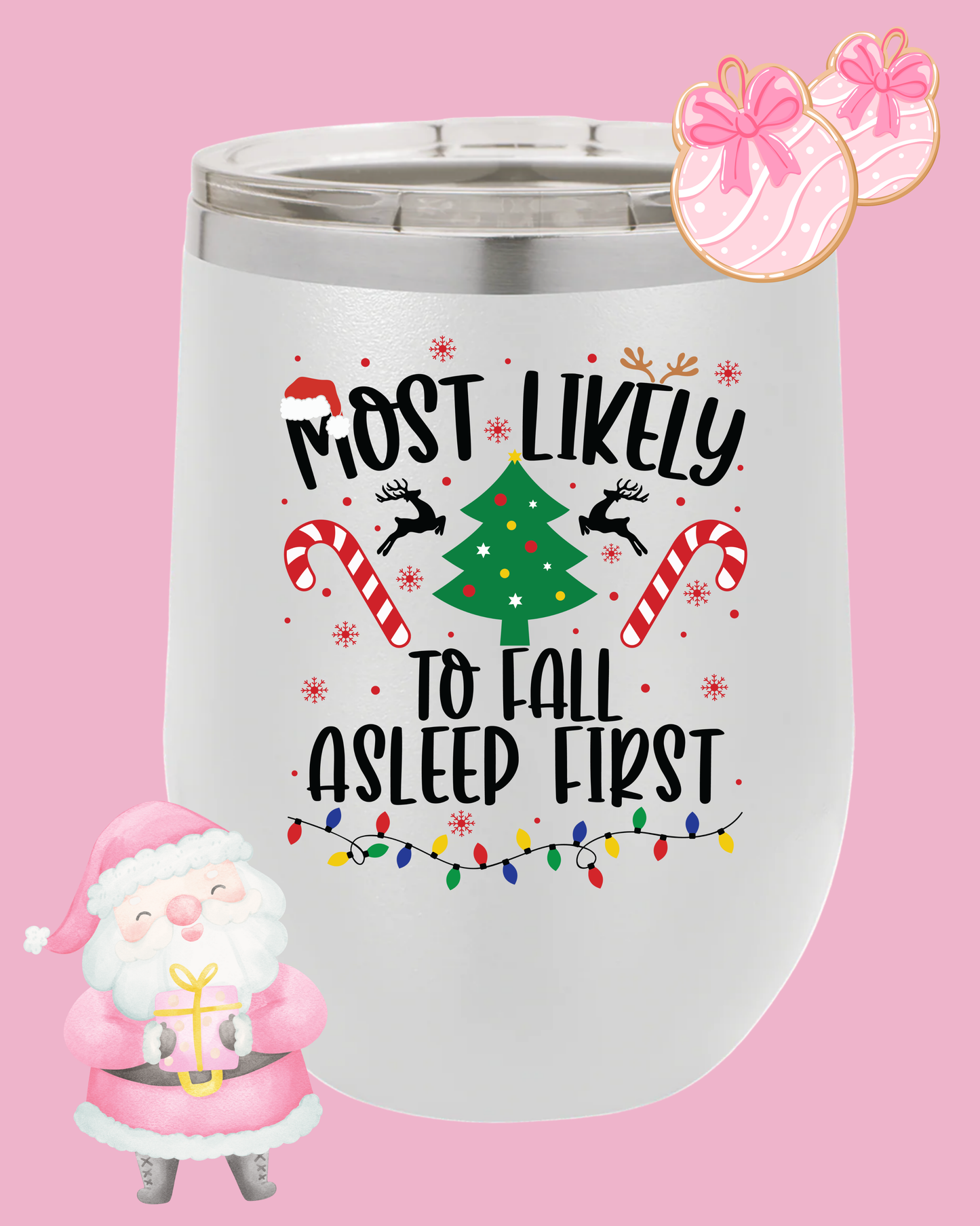 Most Likely To...Christmas Wine Tumblers