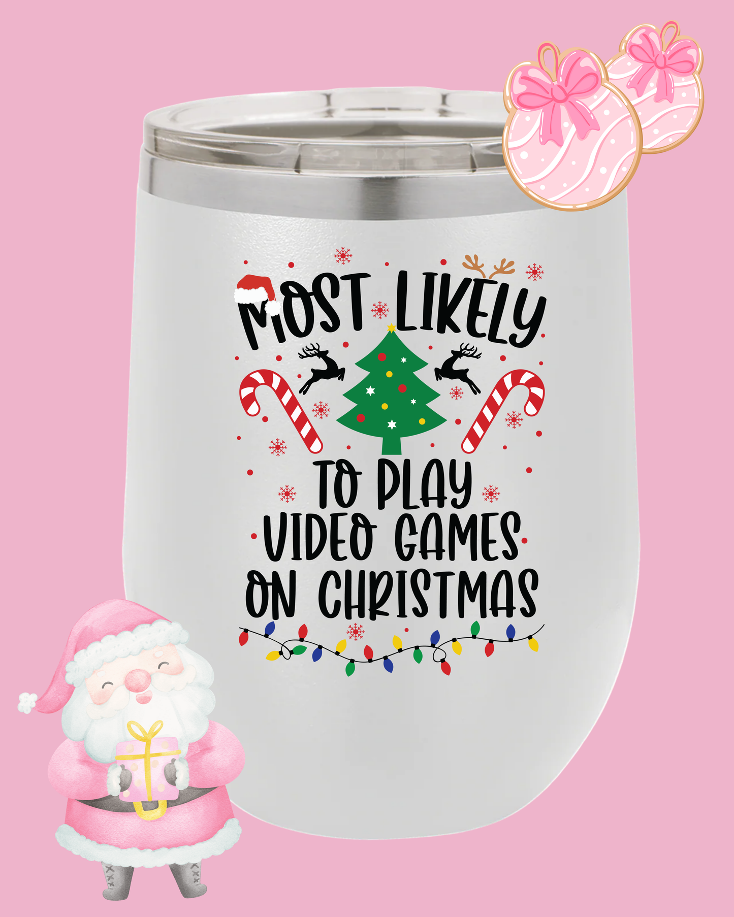Most Likely To...Christmas Wine Tumblers