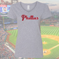 Phillies Glitter Short Sleeve T-Shirt