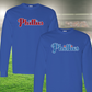 Glitter Phillies Long Sleeve T-Shirt