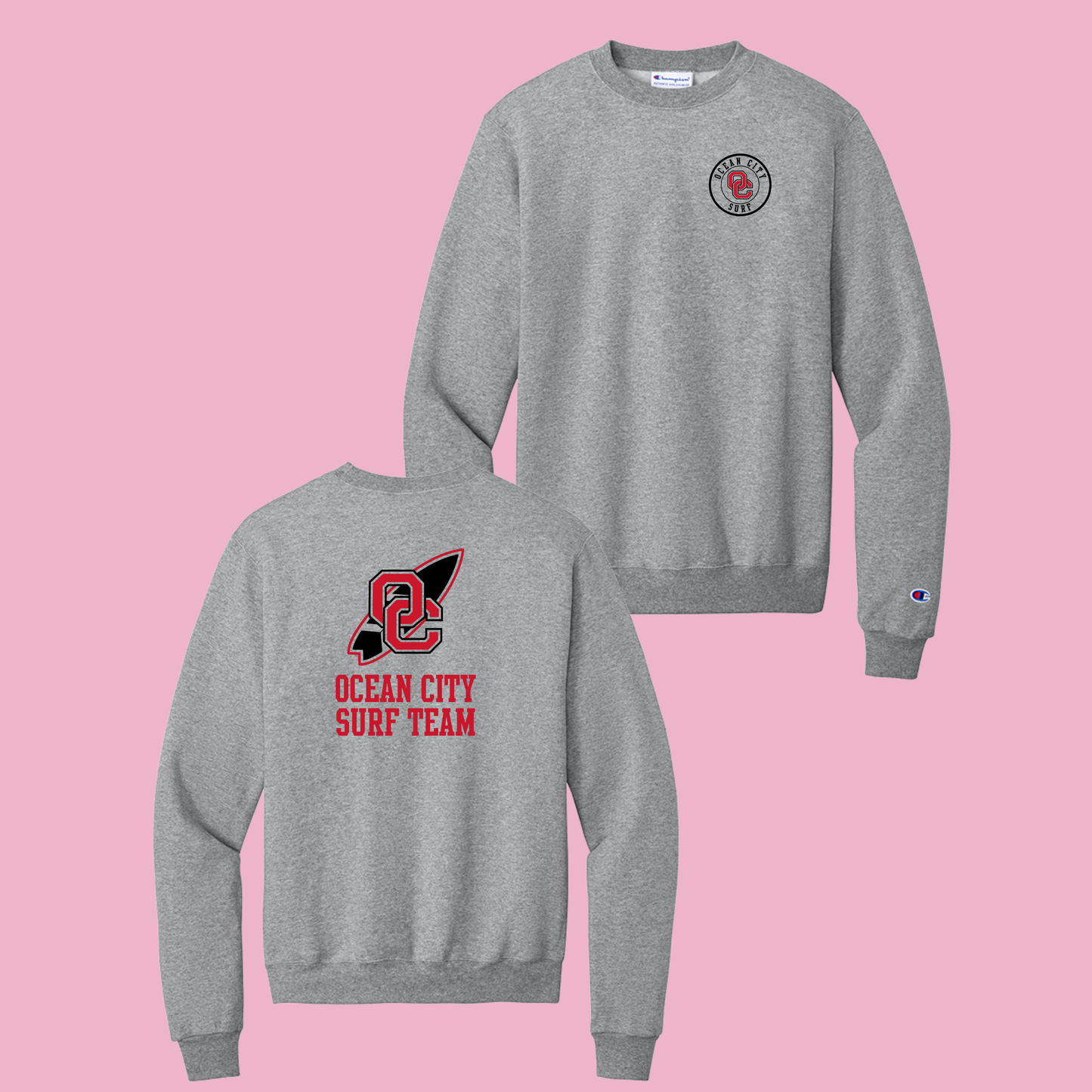 Ocean City Surf Team - Crewneck Sweatshirt