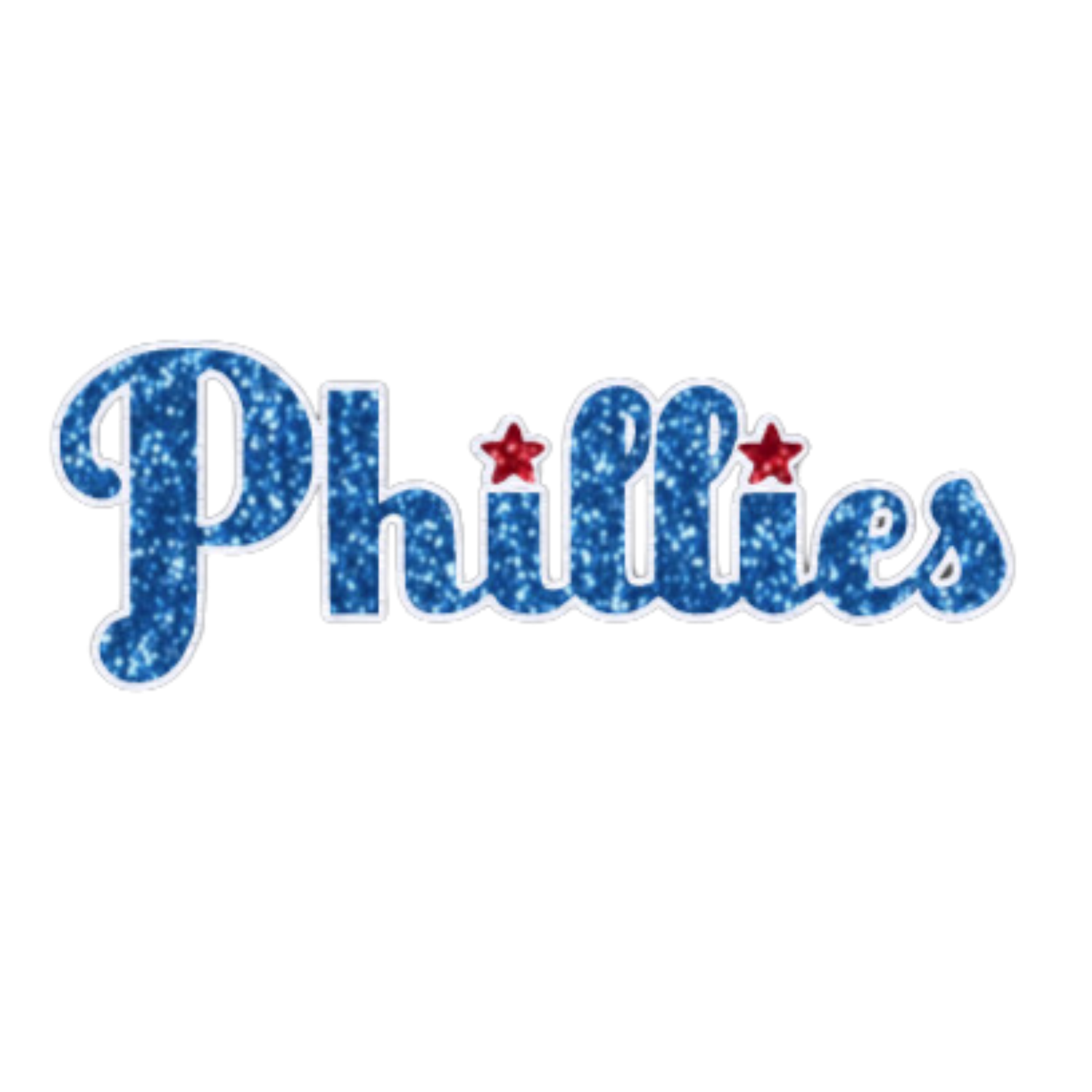 Glitter Phillies Long Sleeve T-Shirt