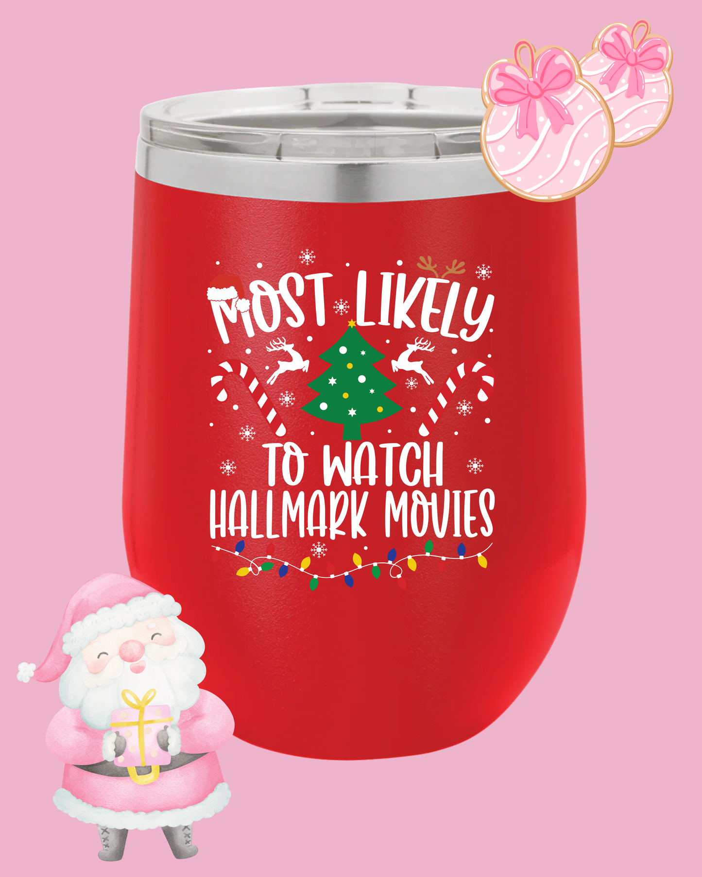 Most Likely To...Christmas Wine Tumblers