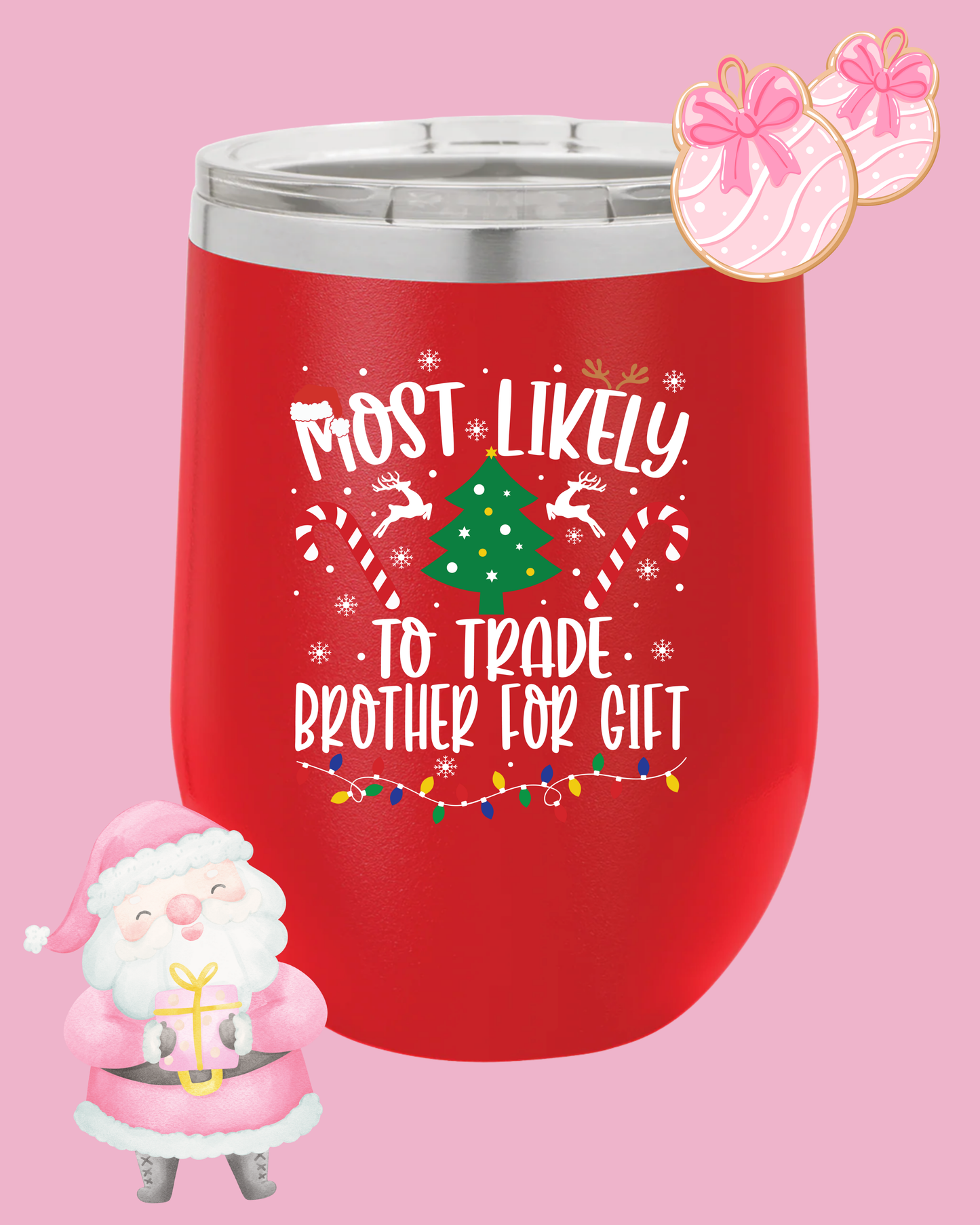 Most Likely To...Christmas Wine Tumblers