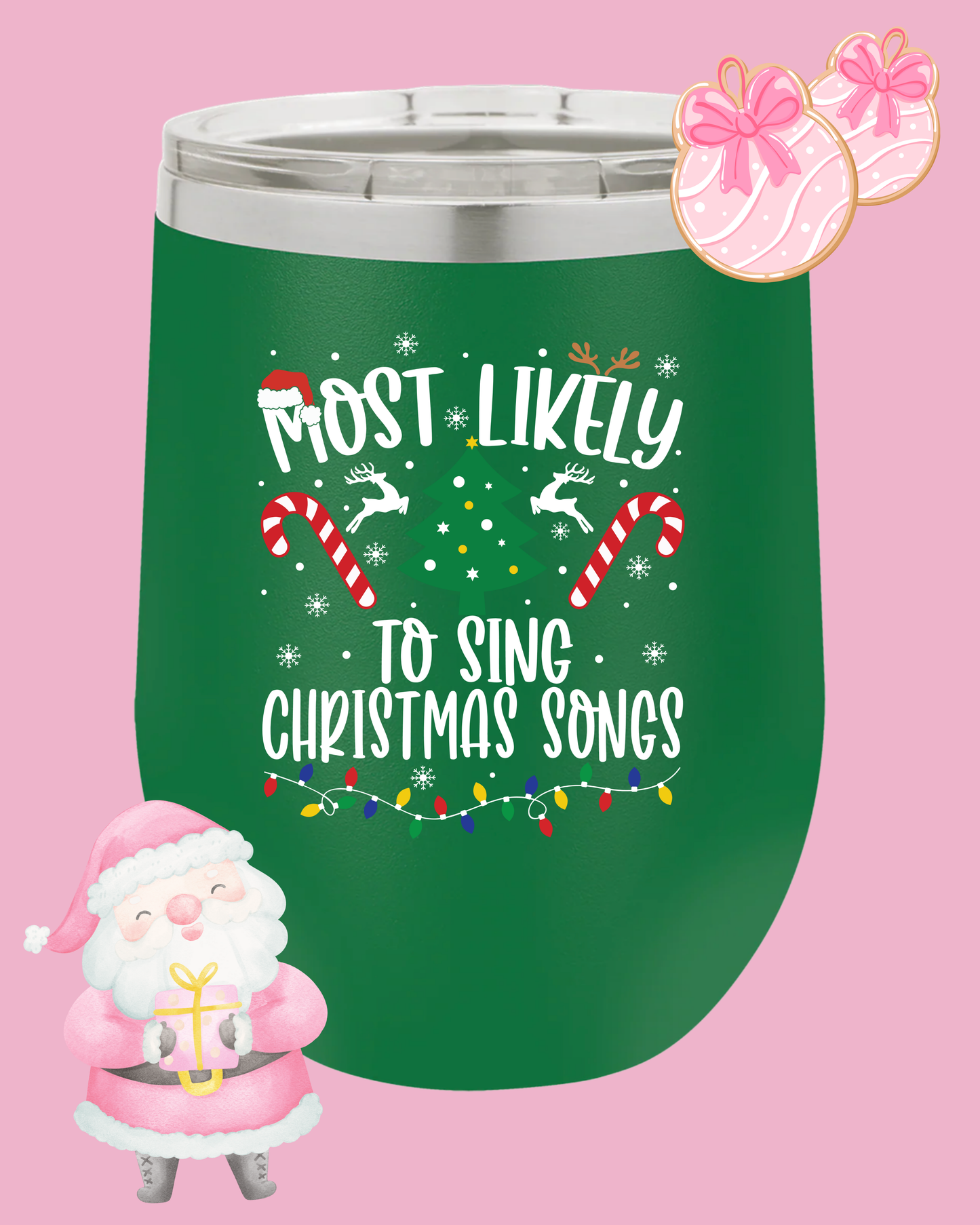 Most Likely To...Christmas Wine Tumblers