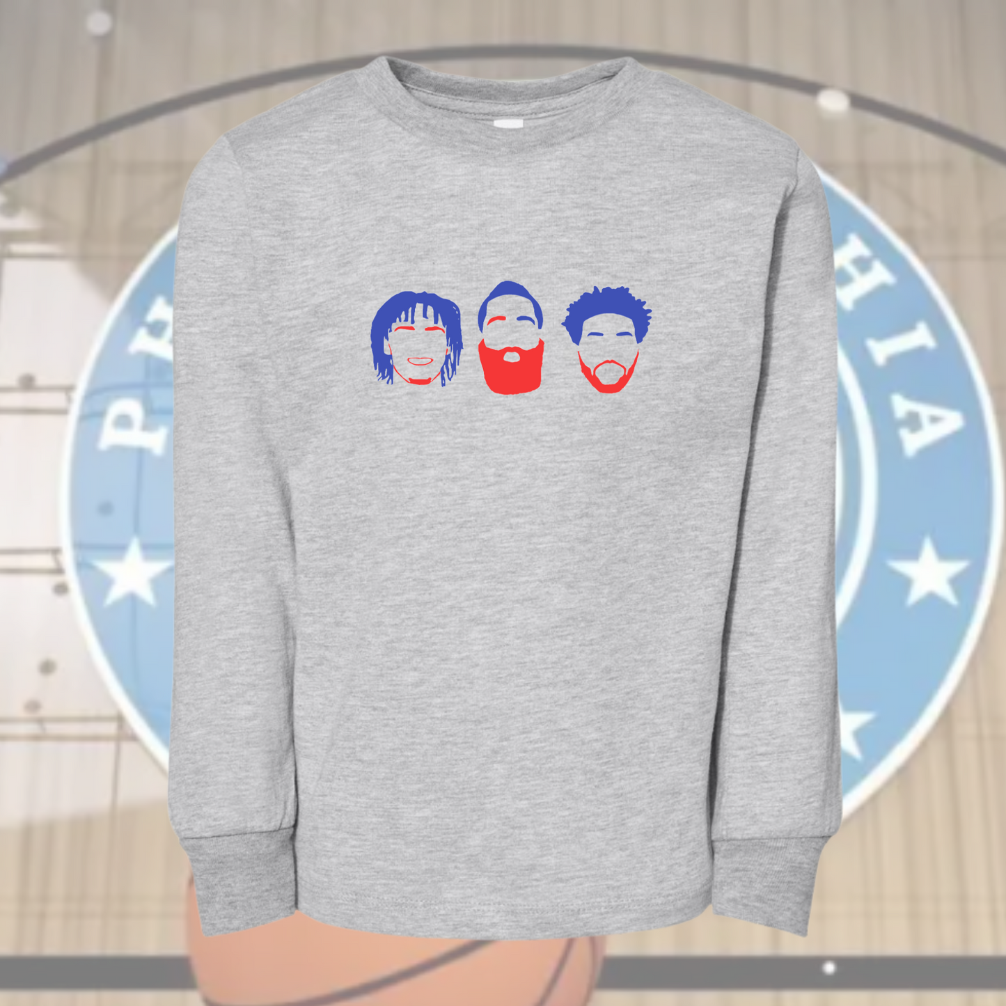 SIXERS Triple Threat - Toddler Long Sleeve