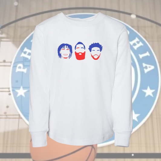 SIXERS Triple Threat - Toddler Long Sleeve