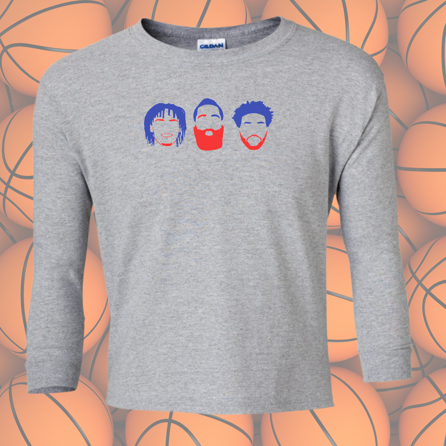 SIXERS Triple Threat - Youth Long Sleeve