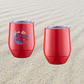 "Down the Shore" stemless wine tumbler with name or initials