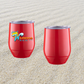 "Down the Shore" stemless wine tumbler with name or initials