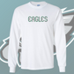 EAGLES Long Sleeve T-shirt 💚  Tri Color Logo
