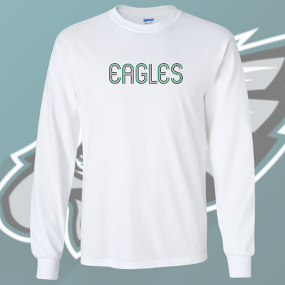 EAGLES Long Sleeve T-shirt 💚  Tri Color Logo